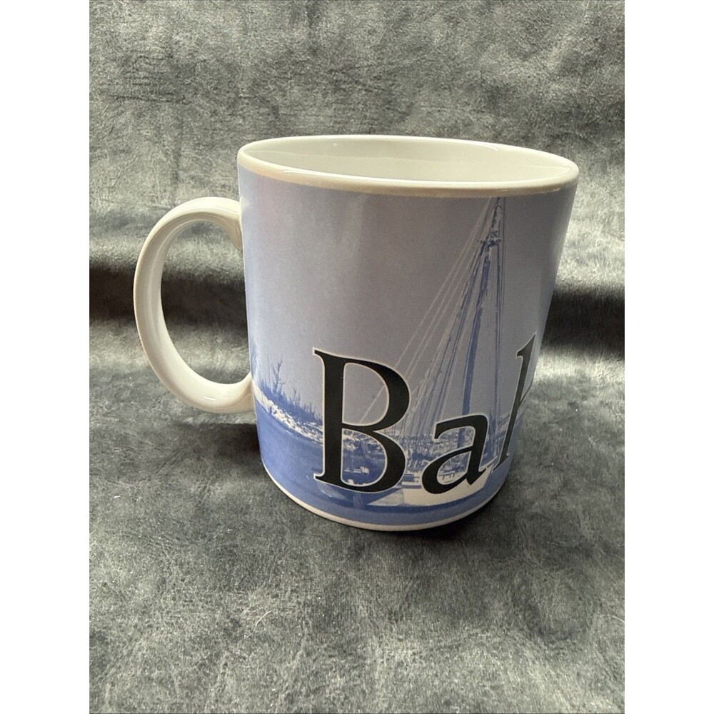 Starbucks Bahamas Blue Coffee Mug Collector Series 2008 Large 20oz. EUC